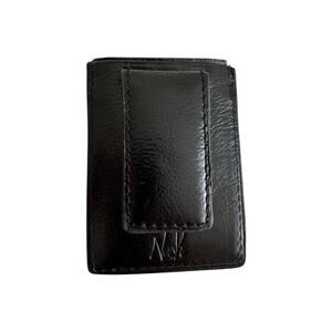 Patricia Nash Heritage Collection Men’s Black Leather Magnetic Money Clip Wallet